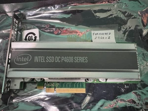 Intel DC P4608 Series 6,4 To HHHL PCIe NVMe TLC Oracle 7335943 SSDPECKE064T7S - Photo 1/9
