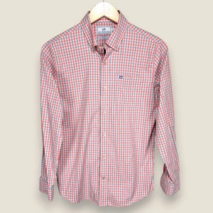 Southern Tide Intercoastal Button Down Shirt Youth XL Pink White Pocket Stretch - Picture 1 of 11