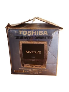 Vintage Toshiba TV VCR COMBO  MV13J2, 13"  Retro Gaming Television - Picture 1 of 10