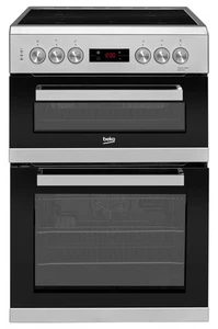 Beko KDC653S 60cm Double Oven Electric Cooker - Silver 32195 - Picture 1 of 14