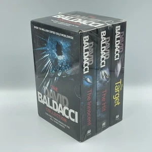 David Baldacci Collection 3 x Book The Target, The Hit, The Innocent New/Sealed - Picture 1 of 6