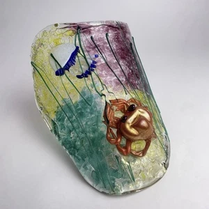 Vintage Murano Glass Aquarium Wall Sconce Barbini Attributed No Hardware As-Is - Picture 1 of 15