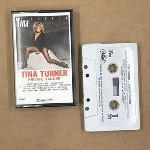 TINA TURNER Cassette Tape 80s Funk Soul PRIVATE DANCER WHATS LOVE GOT TO DO WITH - Picture 1 of 6