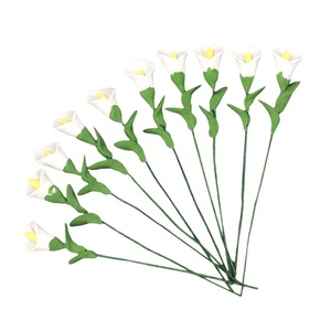 10 Pezzi Simulazione Mini Decorazione Casa Miniatura Fiori Giocattolo - Foto 1 di 12