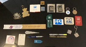 Large Lot Of PPG Pittsburgh Plate Glass & Columbia Chemical/Cement Items - Picture 1 of 15