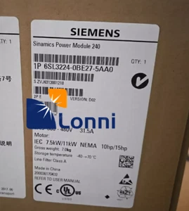 6SL3224-0BE27-5AA0 6SL3 224-0BE27-5AA0 New Siemens G120 Power Module - Picture 1 of 5
