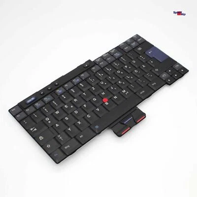 15" IBM Thinkpad T41 T42 R51 R52 Keyboard JN-88D0L German 39T0738 - Image 1 of 4