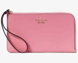 Kate Spade Lucy Blossom rosa Leder Medium L-Reißverschluss Kalbsleder KD546 Geldbörse $ 139 - Bild 1 von 6