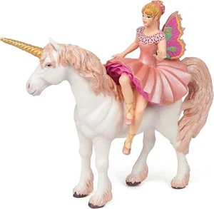 Papo 38822 Elf ballerina and her unicorn ENCHANTED WORLD Figurine, Multicolour, - Picture 1 of 1