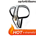 Female Stainless Steel Chastity Belt Panty Lockable T-back Pant Plugs Device