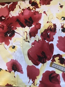 Dress making fabric floral pattetn cotton/Elastane Sateen 150cm wide x 4 m - Picture 1 of 12