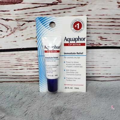 Aquaphor Lip Repair .35 onzas líquidas paquete cardado  Foto 1 de 2