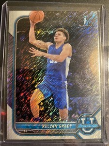  2022 Bowman University 1st Kellan Grady Shimmer Refractor
