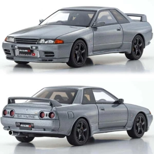 Kyosho KSR43104GR 1/43 Nissan Skyline GT-R R32 NISMO Diecast Gray Car - Picture 1 of 11