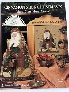 Homespun Elegance Cinnamon Stick Christmas IX Cross Stitch Charts/Leaflet Only - Picture 1 of 6