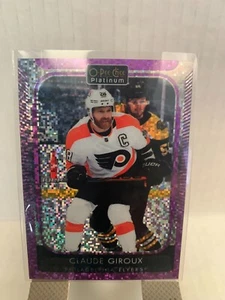 2021-22 OPC O-Pee-Chee Platinum Violet Pixels Claude Giroux 157/299 - Picture 1 of 2