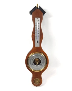 DTC Western Germany 15.5” Barometer Banjo Style Wall Thermometer - Picture 1 of 10