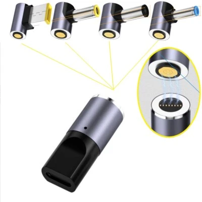 various Laptop Magnetic USB Type C Charger adapter Cable Converter Charging - Image 1 of 4