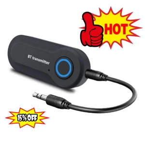 Bluetooth 4~0 Transmitter Audio Wireless Adapter Klinke Stereo~ Neu - Afbeelding 1 van 11