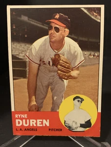 1963 Topps Ryne Duren #17 L.A. Angels - Picture 1 of 2