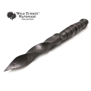 Cuchillo de daga espiral de tres filos hecho a mano exclusivo ciclón hecho a mano con funda - Imagen 1 de 5