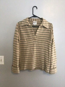 Beautiful VTG Anisette Long Sleeve Sweater Shirt Women’s Large “Wool Blend” - Picture 1 of 4