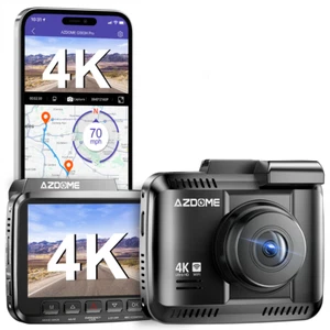 AZDOME Dash Cam 4K HD Dash Camera for Cars Built-in Wi-Fi GPS Night Vision - Picture 1 of 8