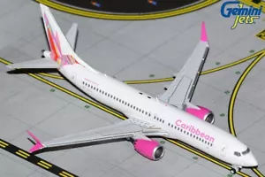GEMINI JETS CARIBBEAN AIRLINES B737 MAX-8 1:400 DIE-CAST GJBWA2121 IN STOCK - Picture 1 of 1