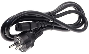 European Straight Schuko to IEC C13 Power Cords, 10A/16A, 250V, 1.5mm² 8ft/2.5m - Picture 1 of 3