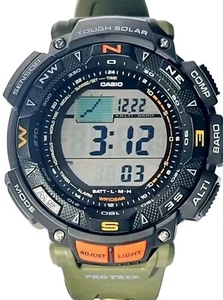 Casio Pro Trek PRG 240 Solar Watch.Triple Sensor Tough Solar. - Picture 1 of 24