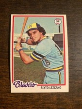 1978 OPC O-Pee-Chee #102 Sixto Lezcano Milwaukee Brewers NRMT