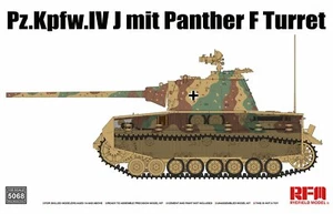 Rye Field RM-5068 1/35 Pz.Kpfw.IV Ausf.J mit Panther Ausf.F Turret - Foto 1 di 4