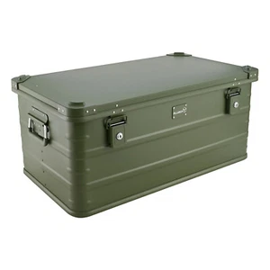 ALUBOX® E92G Olivgrün Alukiste Transportbox Werkzeugkiste Truhe 79x44,5x35 cm - Bild 1 von 11