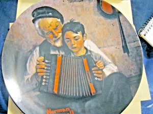 Collectible Norman Rockwell plate 2176A "The Apprentice." with box & COA - Picture 1 of 3