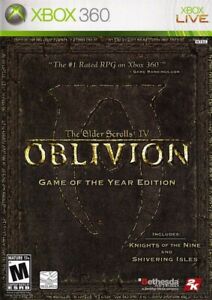 Elder Scrolls IV Oblivion Game Of The Year Xbox 360 - Complete