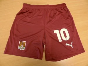 NORTHAMPTON TOWN FC | 10 | DANNY HYLTON | MATCHWORN SHORTS 2023/2024 | Size M - Picture 1 of 3