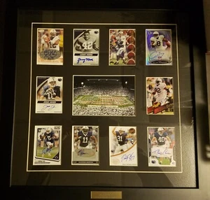 Penn State Autographed Trading Card Framed Display with TEN AUTOS - Great Gift! - Picture 1 of 7