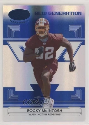 2006 Leaf Certified Materials Mirror Blue /50 Rocky McIntosh #190 Rookie RC - Image 1 of 2