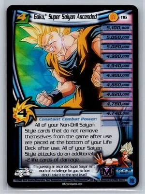2003 Dragon Ball Z DBZ Kid Buu Saga Goku Super Saiyan Ascended LIMITED FOIL LP+ - Image 1 of 2