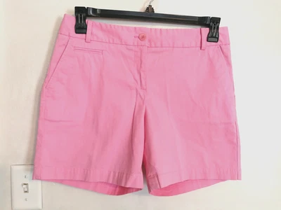 Pantalones Cortos Talbots Mujer 8P Pequeño Rosa Chino Caqui Bolsillos Informales Boho Exterior Foto 1 de 4