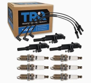 TRQ Ignition Coils Wires & Spark Plugs Fits 2009-2012 Dodge Jeep Mitsubishi Ram - Bild 1 von 5