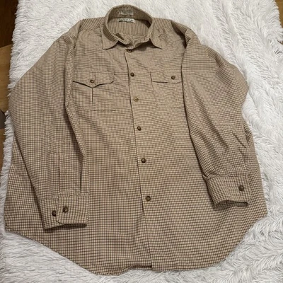 Orvis Shirt Men’s Size XLMulticolor Plaid Button Front Long Sleeve Chest Pockets - Image 1 of 3