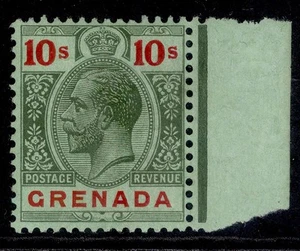 GRENADA GV SG101a, 10s verde y rojo/verde-esmeralda, casi nuevo como nuevo. Cat 85€. - Imagen 1 de 1