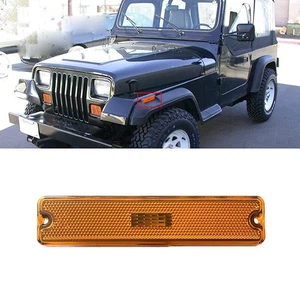 Sleek Design Amber Lens Front Sides Lights for Jeep For Wrangler Series - Picture 1 of 12