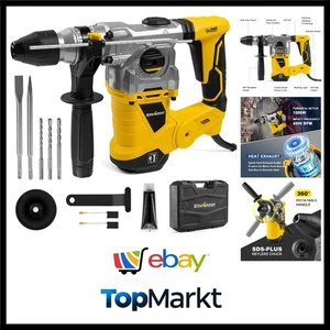 SDS-Plus Bohrhammer, 1500W Schlagbohrmaschine, 6Joule Abbruchhammer mit Anti-... - Bild 1 von 10