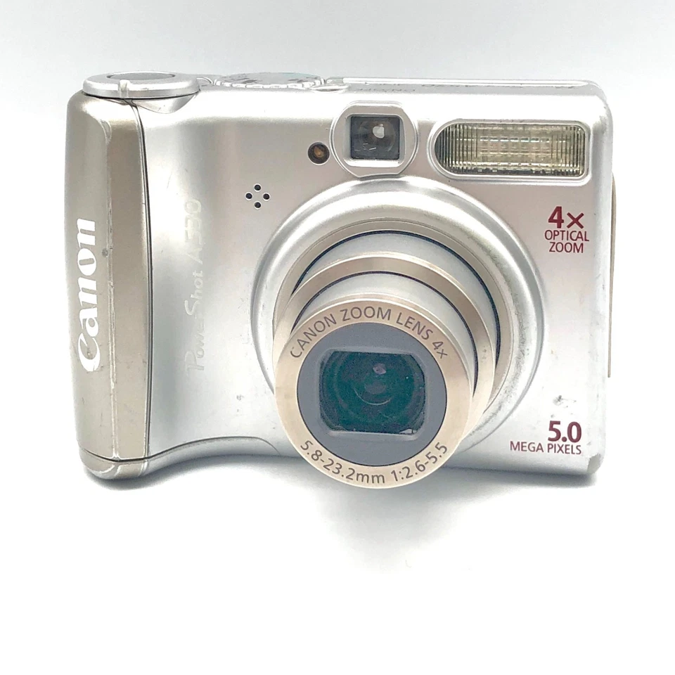 Canon PowerShot A530 AiAF 5.0 Mega Pixels Compact Digital Camera From Japan - Image 1 of 4