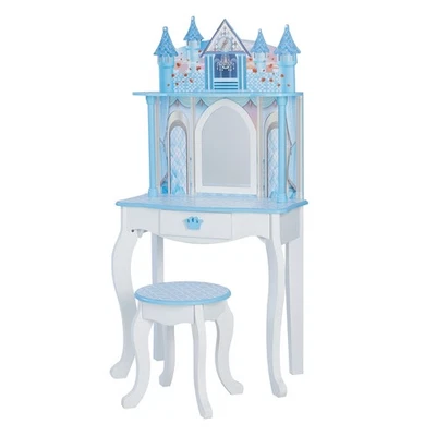Banqueta e penteadeira Fantasy Fields Dreamland Castle infantil, azul - Imagem 1 de 4