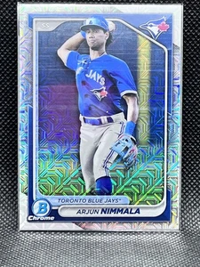 2024 Bowman Chrome #BCP-199 Arjun Nimmala Prospects Mojo Refractors - Picture 1 of 2