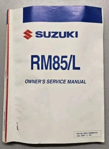 GENUINE SUZUKI IN USED CONDITION RM85 2005 OWNERS MANUAL - 99011-02B80-01A - Picture 1 of 3