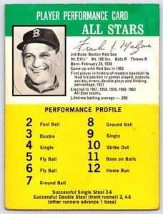 1964 Hasbro Challenge the Yankees Player Performance All Stars Frank Malzone - Bild 1 von 2